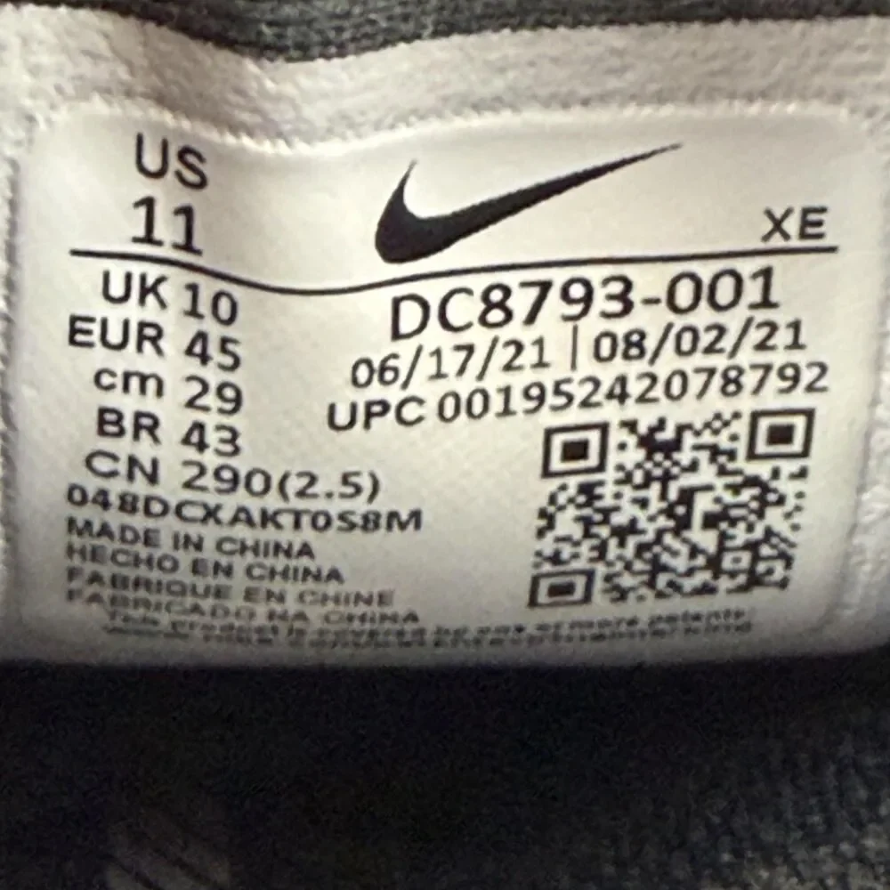 Nike Pegasus Trail 3 GTX Shoes Mens 11 Black Running Sneakers DC8793-001